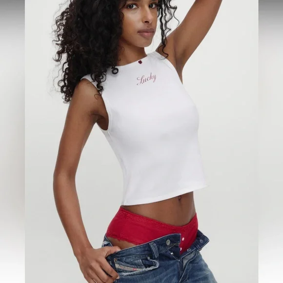 3091. Free People X BELLA HADID Bluebell Cotton Brief